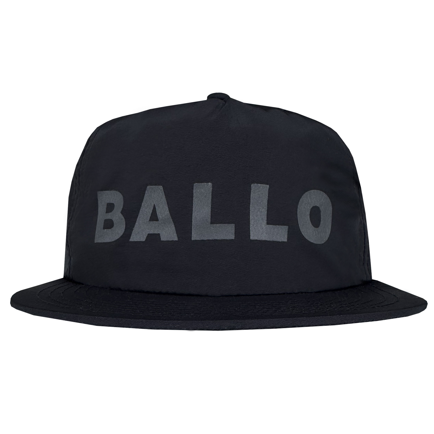 Night Run Quick Dry Nylon Hat - Black